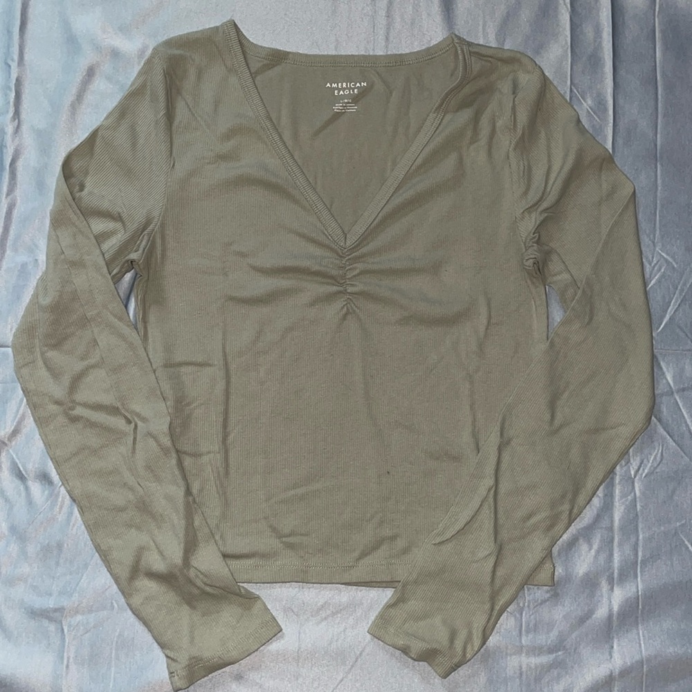 Green long sleeve shirt